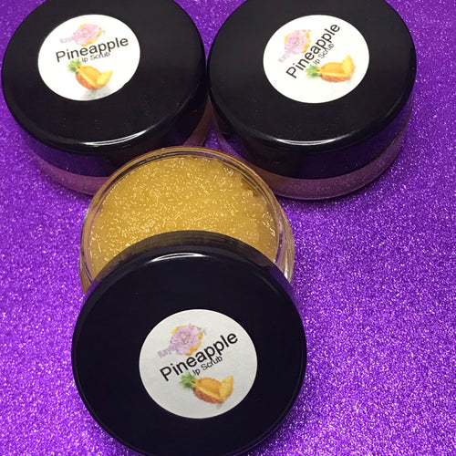 Pineapple lip scrub