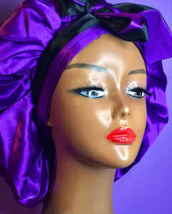 Satin double sided bonnet