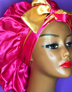 Satin double sided bonnet