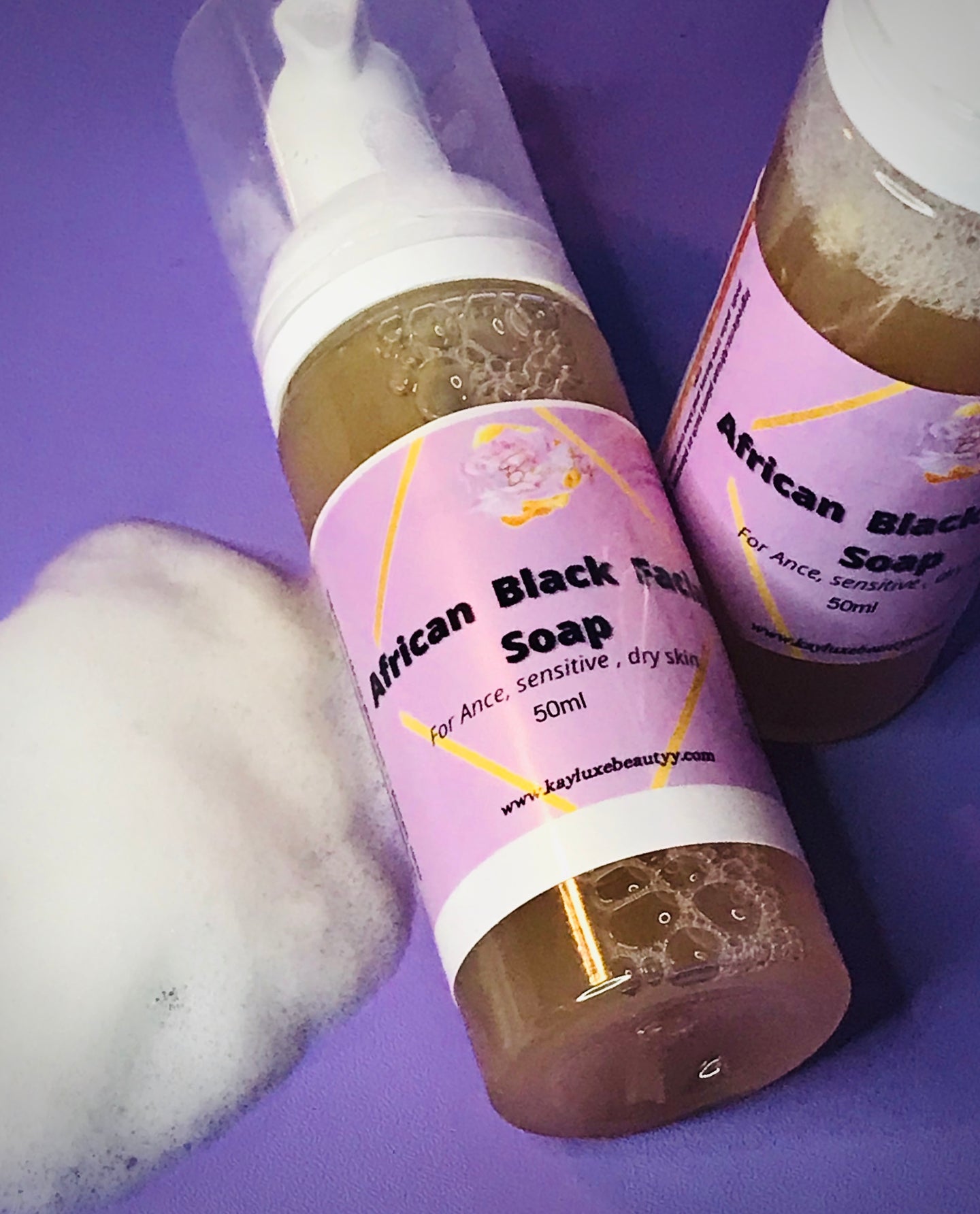 African Black Facial wash