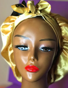 Satin double sided bonnet